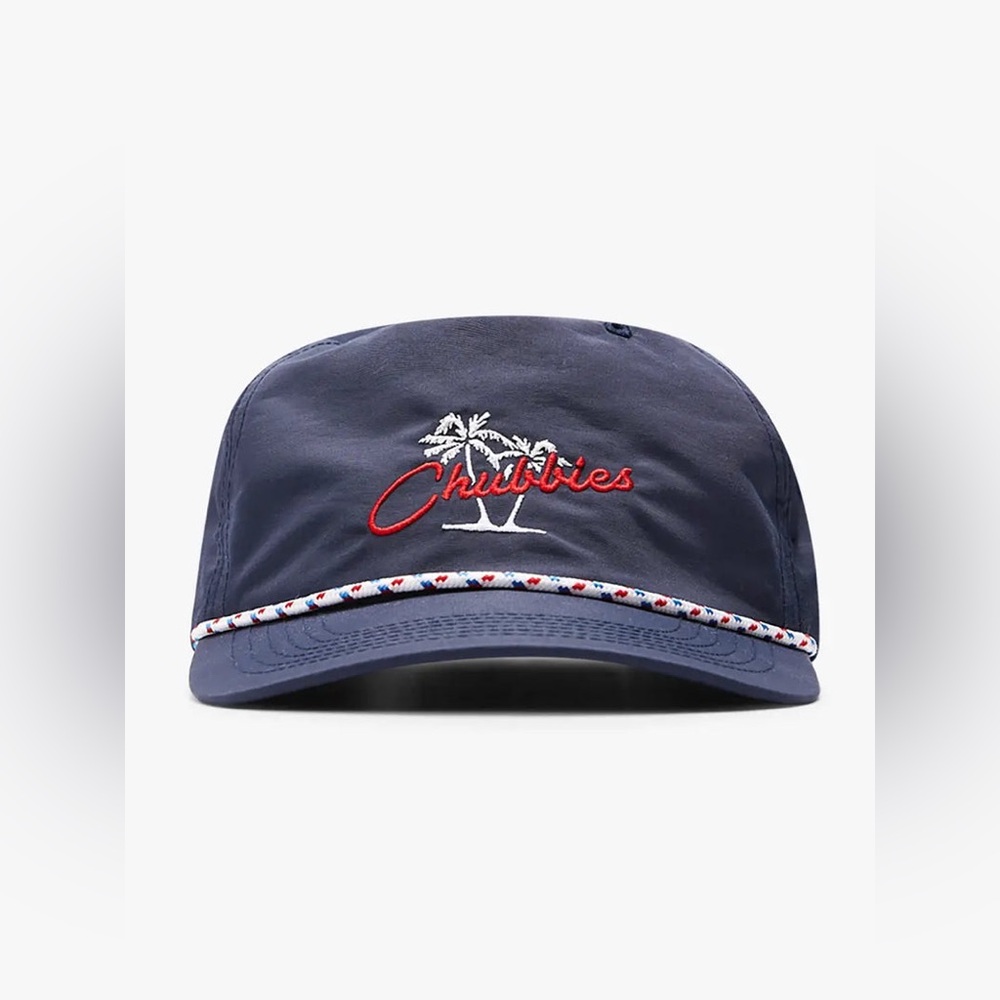 NWOT Chubbies The Navy Nylon Rope Hat